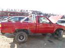 1988 Toyota Truck Red Standard Cab 2.4L MT 4WD #Z23448